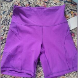 NWT Lululemon Wunder Train Mesh Panel HR Short 6" size 6